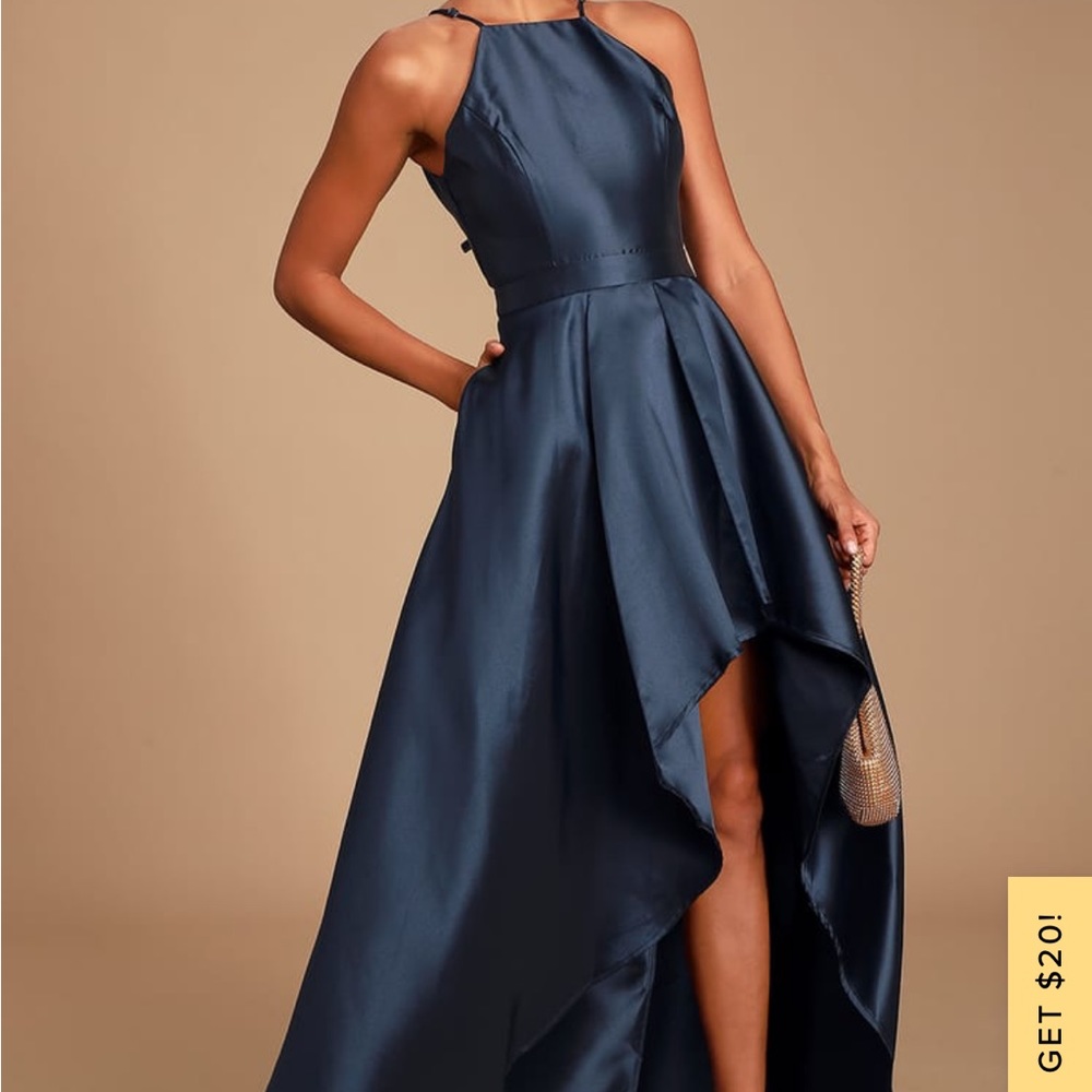 Lulus high - low maxi dress